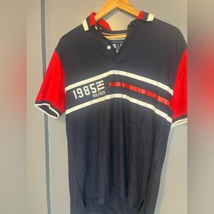 Tommy Hilfiger Dark Blue Custom Fit Polo Size Large